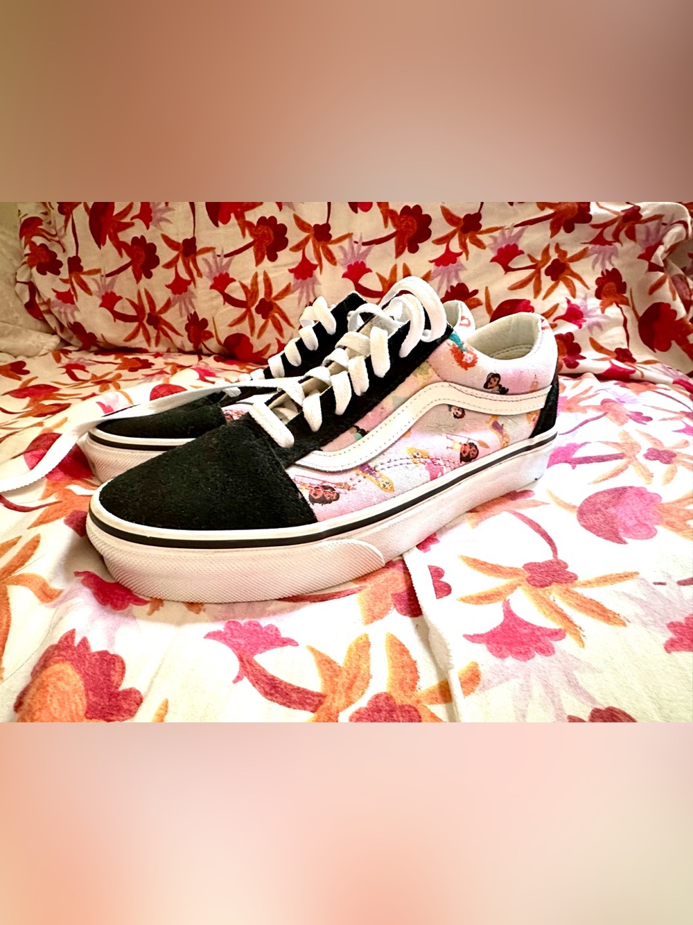 Vans Old Skool Disney Princess Print Sneakers